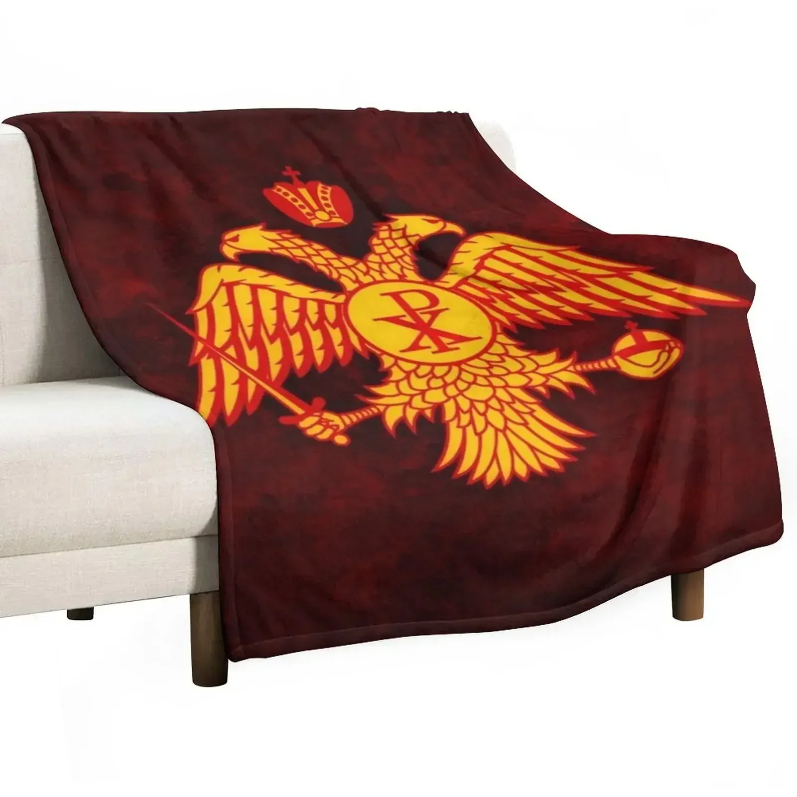 

Imperial Byzantine symbol Throw Blanket blankets and throws warm for winter Blankets