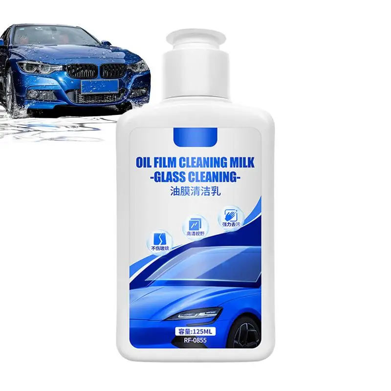 

Car Glass Cleaner Glass Stain Cleaner and Restoration Degreaser 125ml Car Windshield Cleaner Glass Stripper Remover for Window