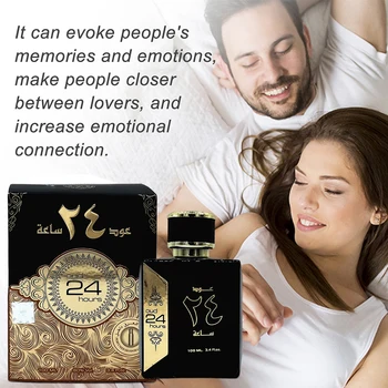 남성용 아라비아 스타일 향수, 꽃 향기 바디 스프레이, 향수 향수, 페로몬 지속 향수, Profumo Uomo, 100ml