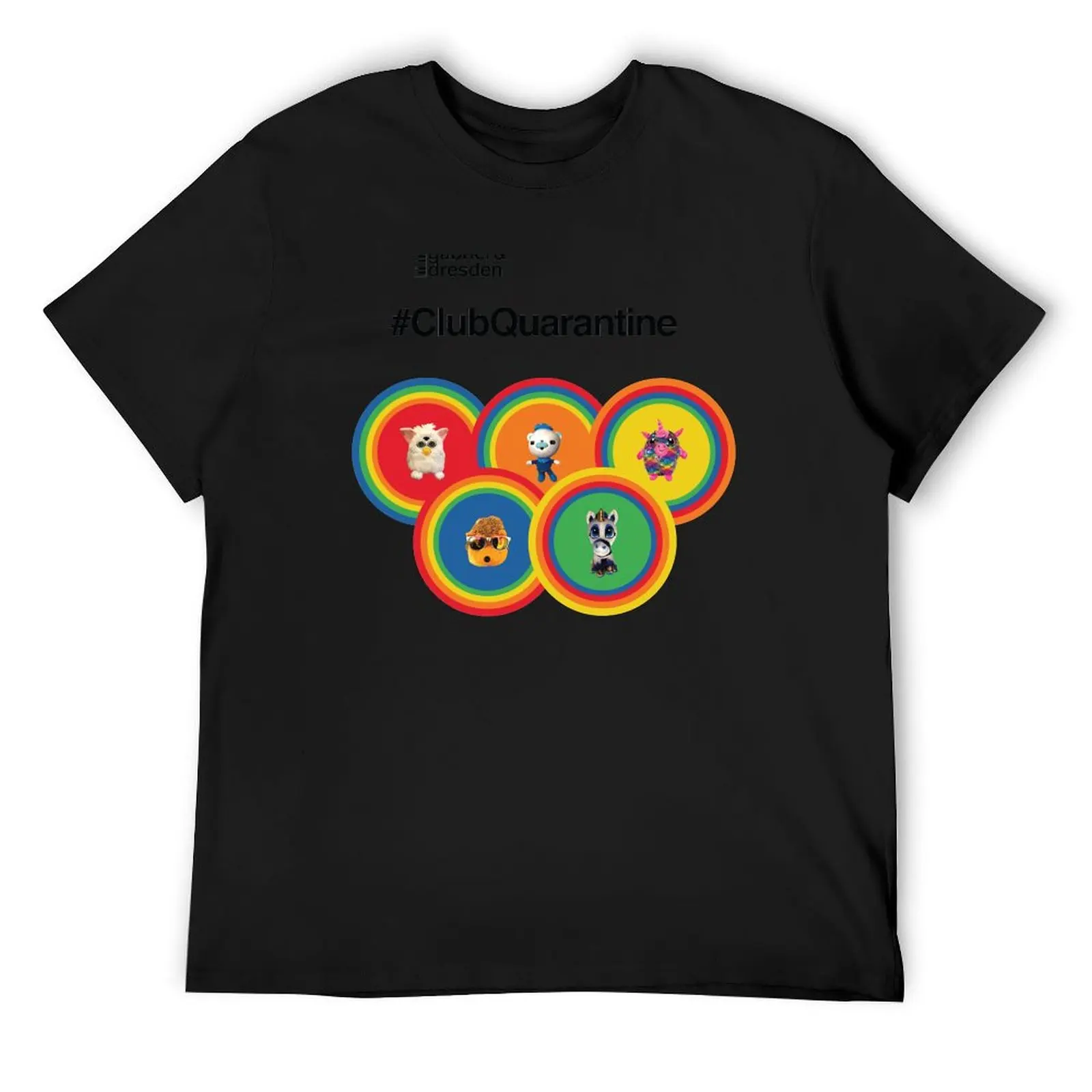 Gabriel & Dresden #ClubQuarantine: The Rainbow Family T-Shirt graphics funny t shirts men