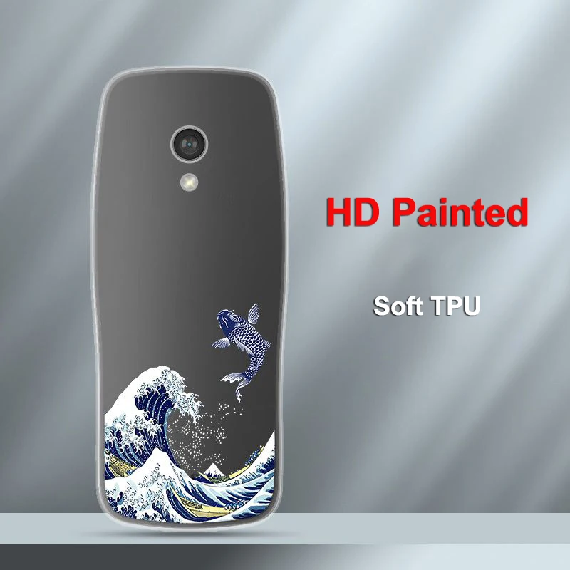 Funda de cristal para Nokia 3210 4G 2024, carcasa trasera mate pintada en HD para Nokia 8210 6300, funda de teléfono para Nokia 105 4G 2023