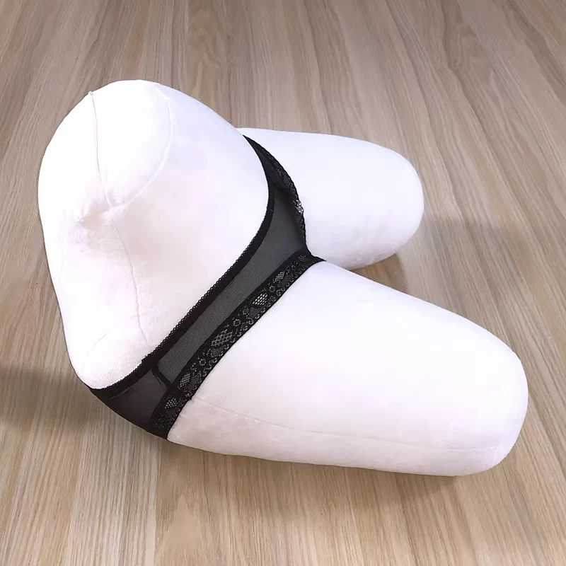 Men's Cushion Creative Mannequin Hug Pillow Cover Large Hip L-shaped Cos Prop Decor Soft Washable Flannel Elasticity Fabric