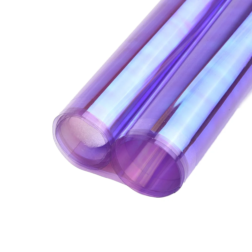 1pc Car Film Sticker Chameleon Neo Chrome Headlight Taillight Fog Gloss Vinyl Tint Symphony Purple 60x30cm Exterior Accessories