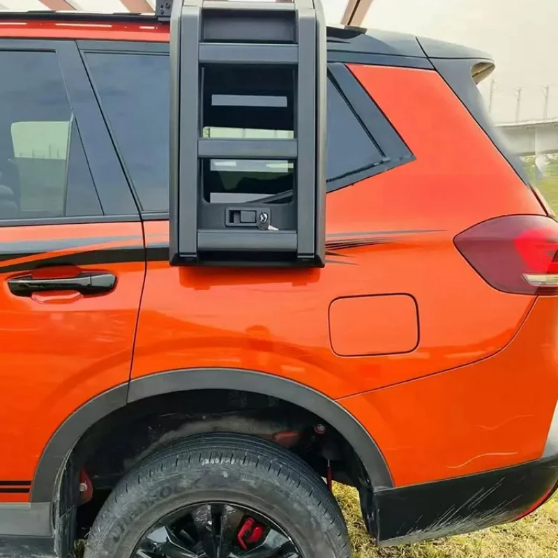 

Car Truck Roof Side Ladder Black Rear Window Folding Ladder Frame