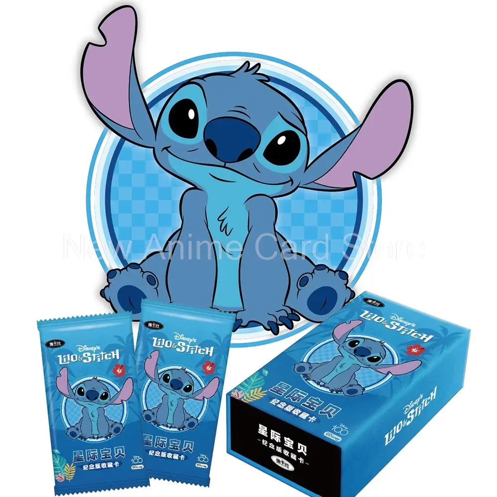 

Disney's Lilo & Stitch Rare Cards for Children Spider-Man Disney 100 Tom & Jerry Cad Marval Hero Avengers Star Wars Table Toys