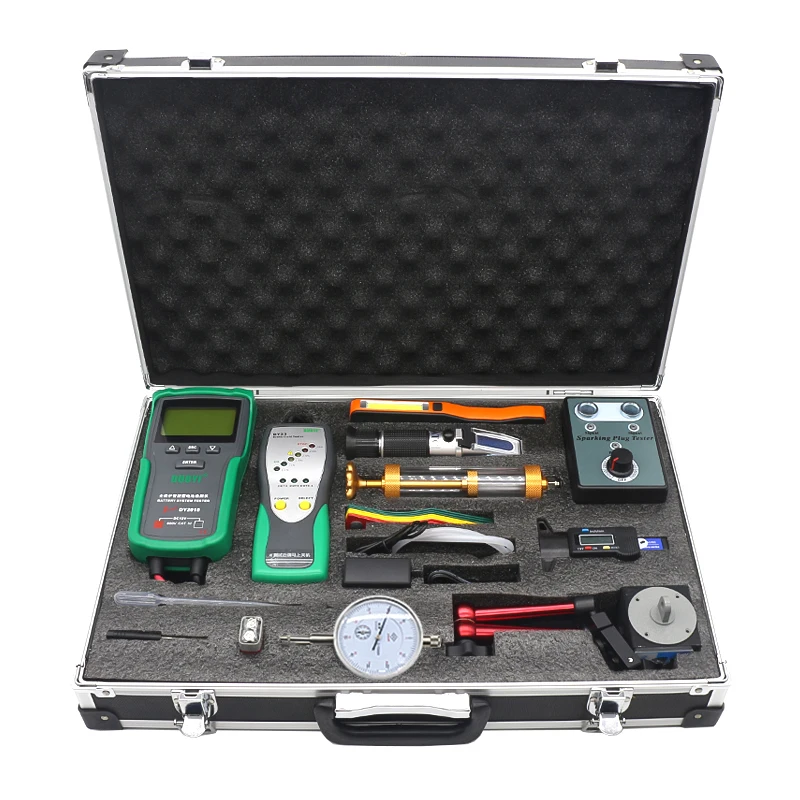 

Automobile fast warranty testing tool set, brake oil tread ruler, fault inspection, finishing maintenance, battery measurement