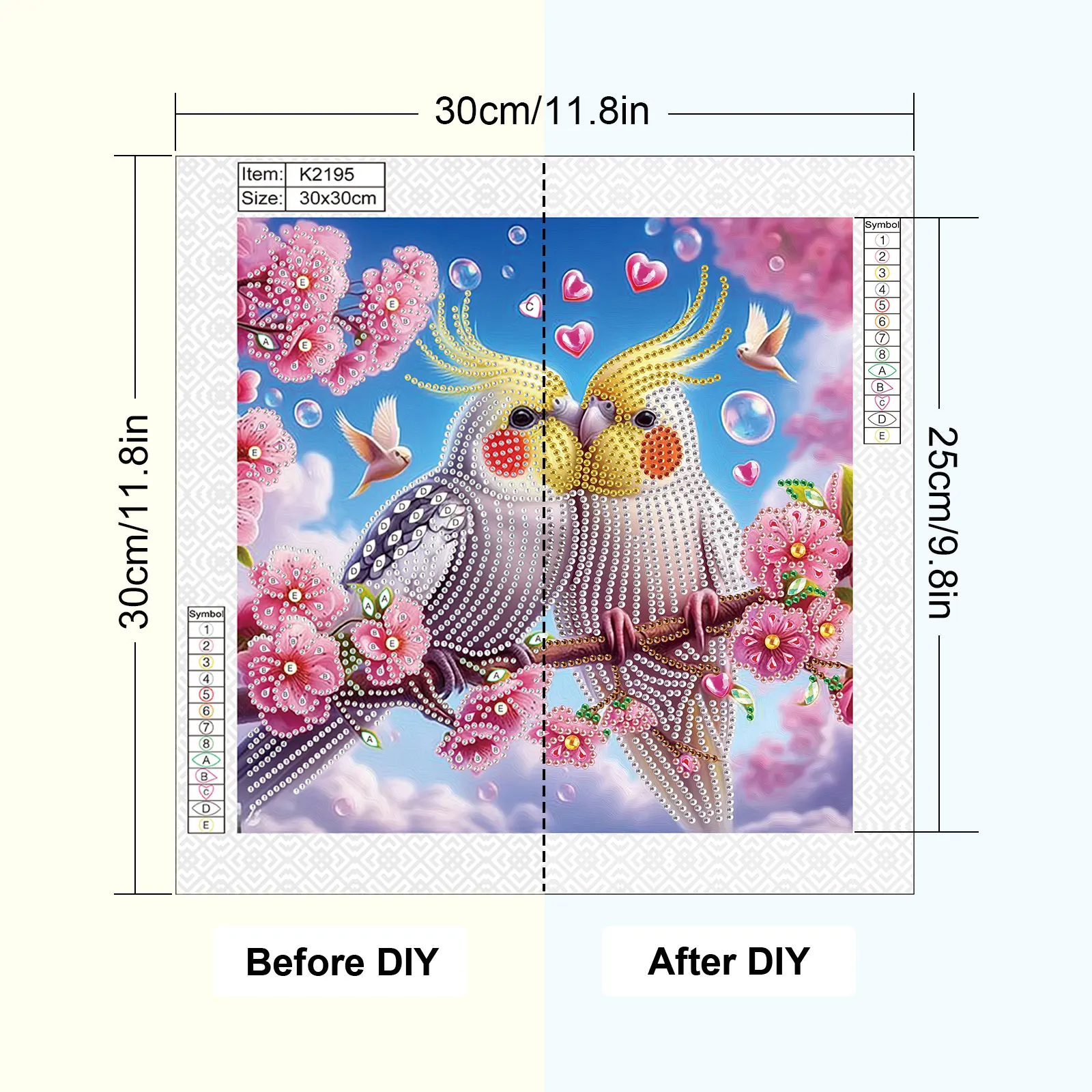 Parrot Special Shape Diamond Art Painting Kit for Adult Beginner,Crystal Diamond Special Shape Kit for Home Wall Decoration Gift