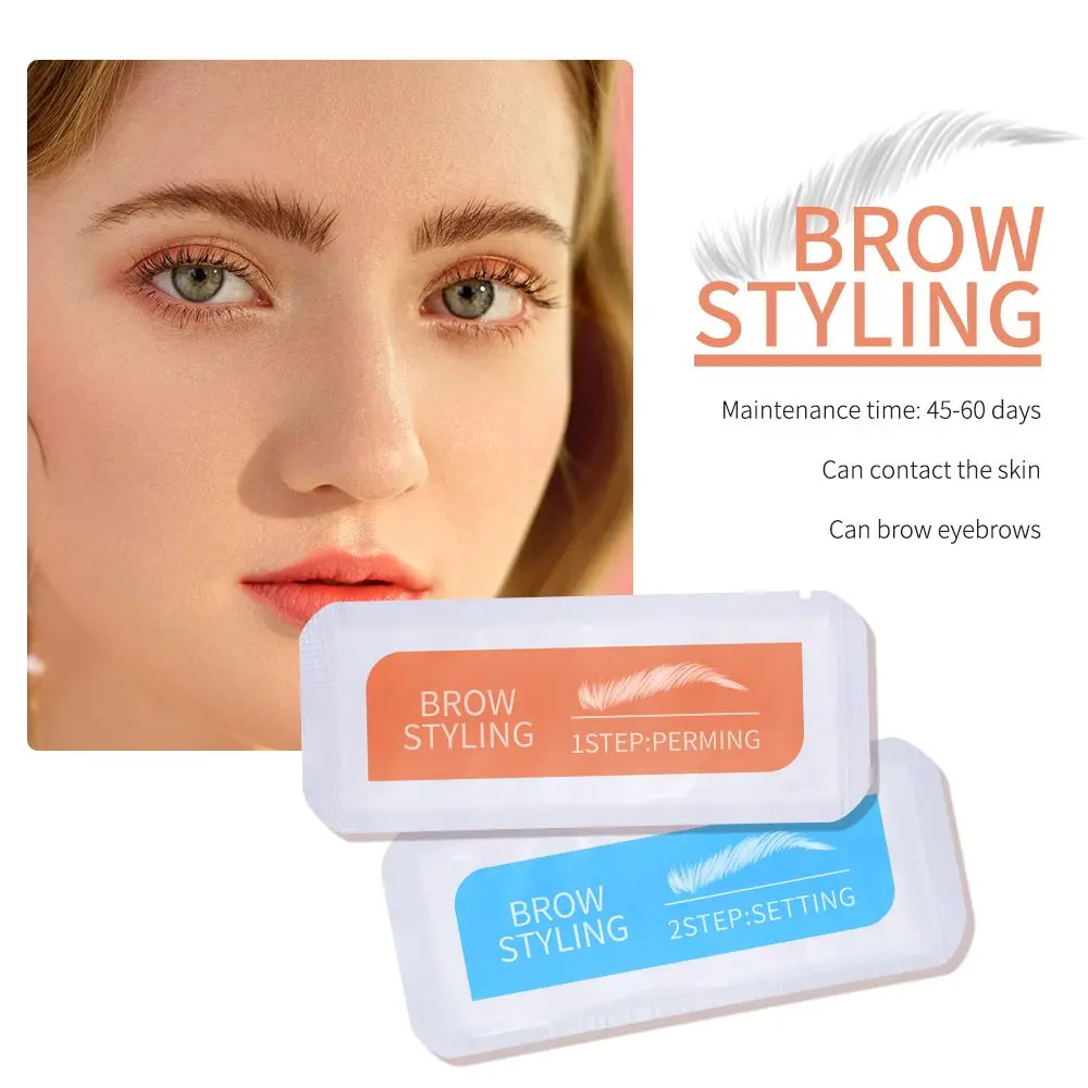 Home Use Waterproof Long Lasting Brows Setting Eyebrow Setting Keratin Brow Lamination Kit Eyebrow Lifting 3D Feathery Brows