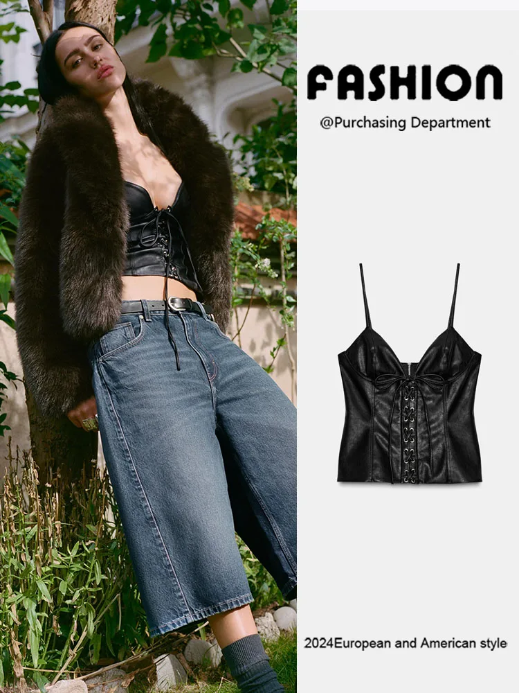 

Новая зимняя коллекция 2025: Модный женский топ из искусственной кожи с узлом, универсальный, элегантный, модель 927244 800