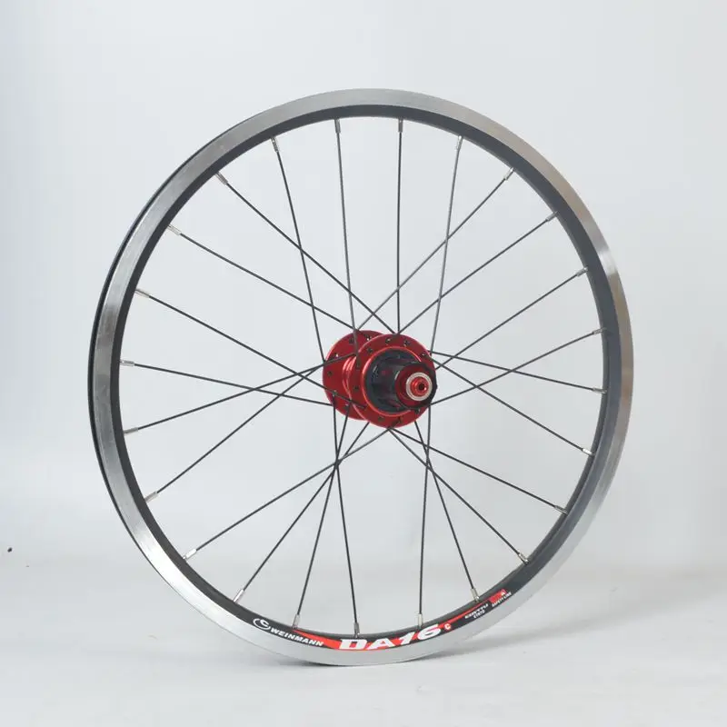 20 Inch Wheel Disc-brake V-brake 4 Bearings 120 Rings Lightweight BMX Folding Bike Wheelset 451 406 Rim Aluminum Alloy