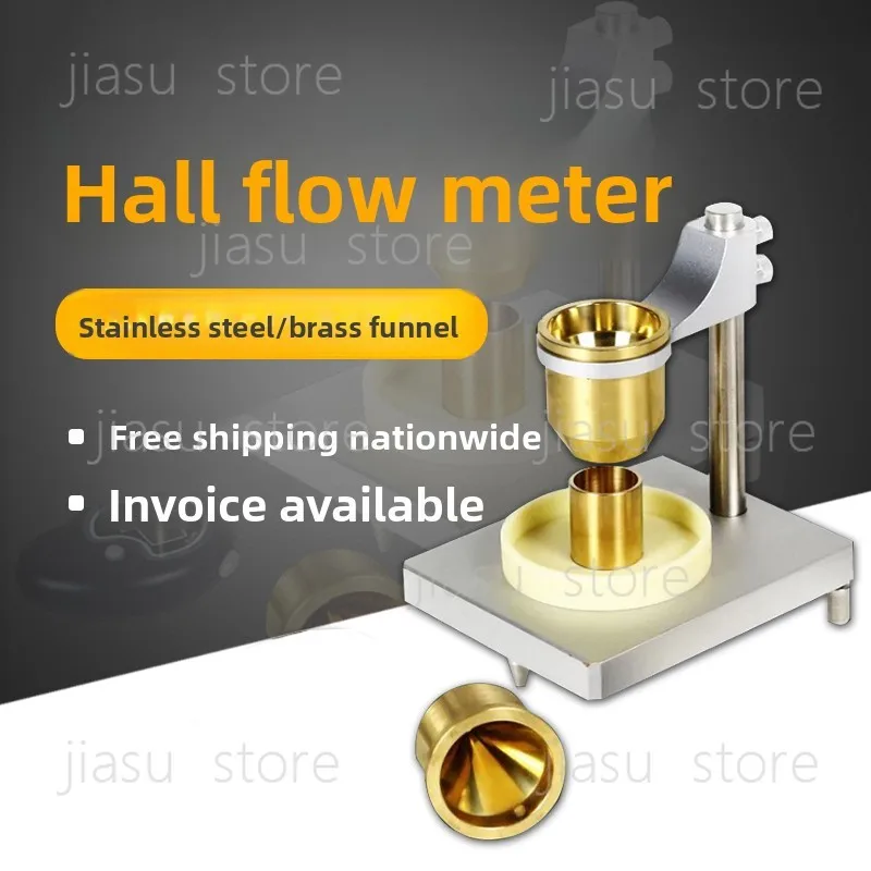 Hall Flowmeter Funnel Type, Apparent Density Test Instrument for Powder, Bulk Density & Flowability Meter