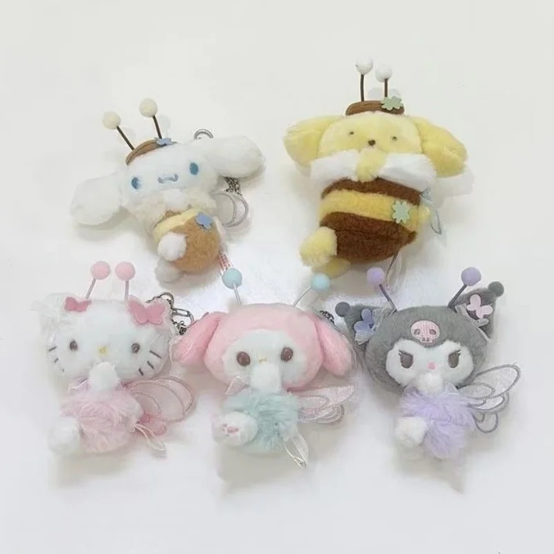 سانريو الهمس زهر الميدان كورومي سينامورول KT بلدي ميلودي أفخم المفاتيح kawaii زهرة الميدان كيتي دمية ناعمة حقيبة العرافة هدية