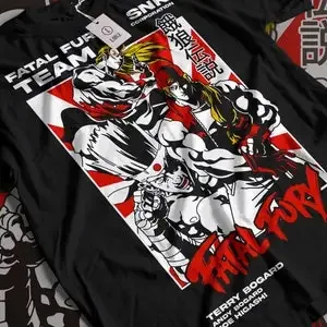 Unisex Fatal Fury Mai Gaming T-Shirt, Retro Anime Waifu Shirt