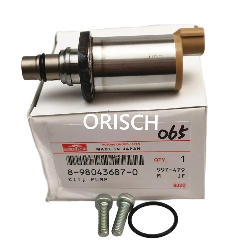 Genuine SCV Valve 2942000650 Same 294009-1221 for KOBELCO SK210 2940091221 8-98043687-0 8980436870 Engine Replacement Part for