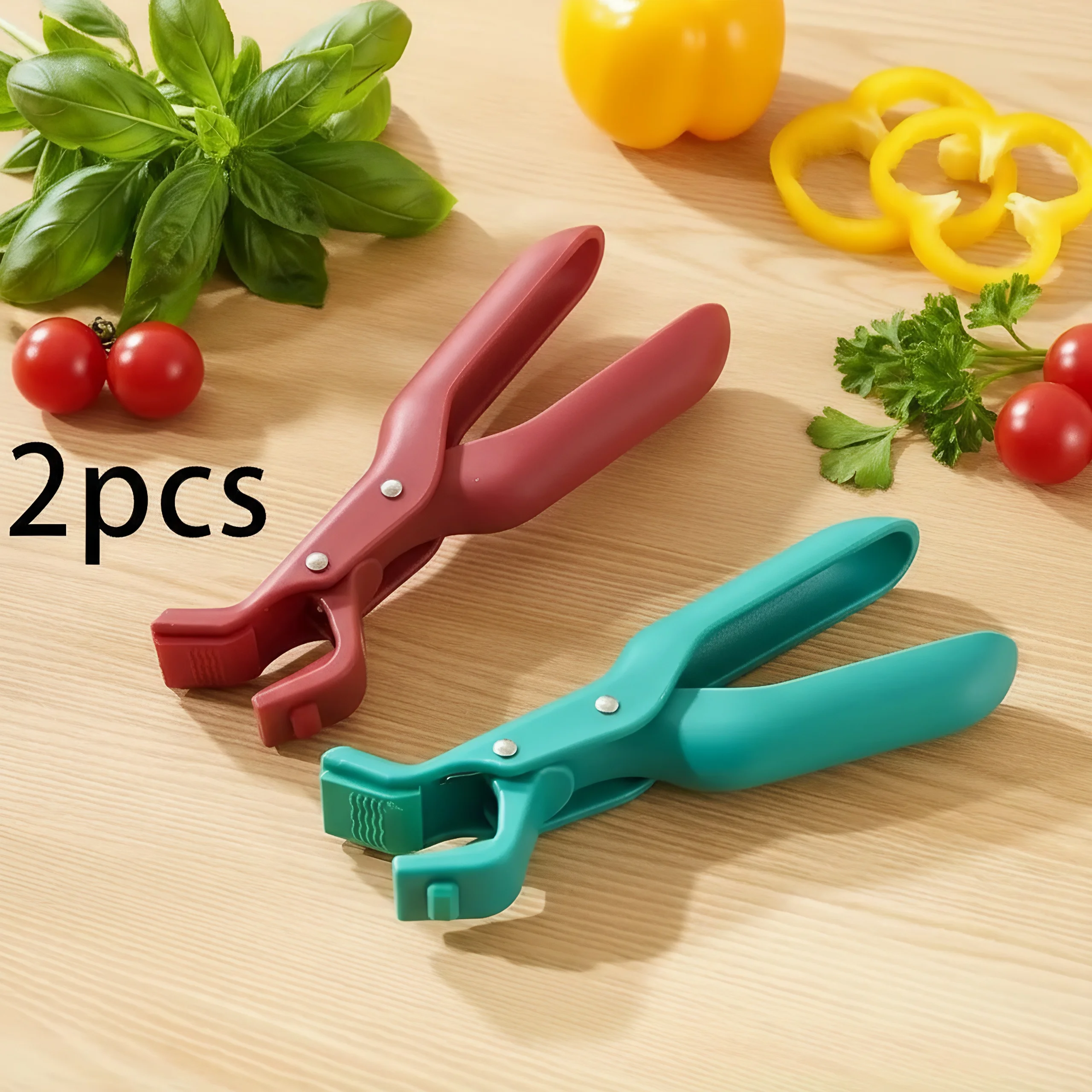 Creative Silicone Grips, Safe & Easy to Clean. 2 Pcs, Non-Scratch, for Hot Kitchenware