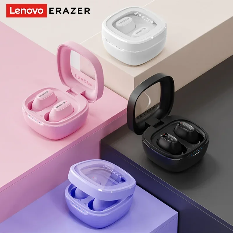 Lenovo ERAZER XT62Pro fone de ouvido bluetooth 5.3 fones de ouvido sem fio baixa latência mini fone de ouvido esportivo de alta fidelidade com microfone hd