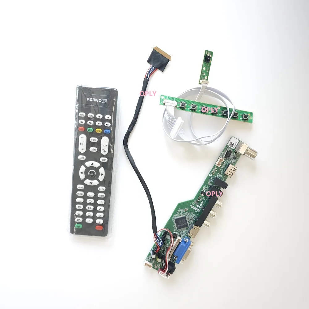 

TV Controller board kit for LP125WH2 LP125WH2-SLB1 1366X768 12.5" HDMI-compatible RF USB AV VGA Audio LED Screen monitor