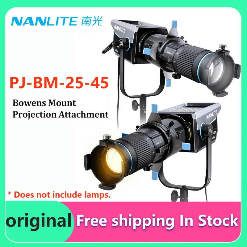 Nanlite PJ-BM-25-45 Bowens Mount projectiebevestiging 25 ° -45 °   Fotografie Lichtaccessoires Beeldvormende lens - afbeelding 2