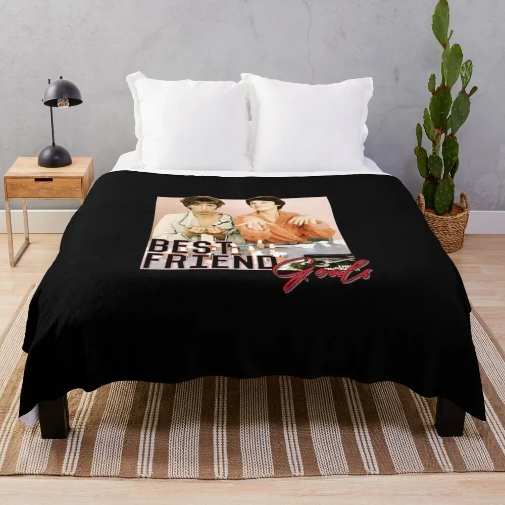 

Best Friend Goals Posters and Art Throw Blanket christmas gifts Cute Plaid Blankets