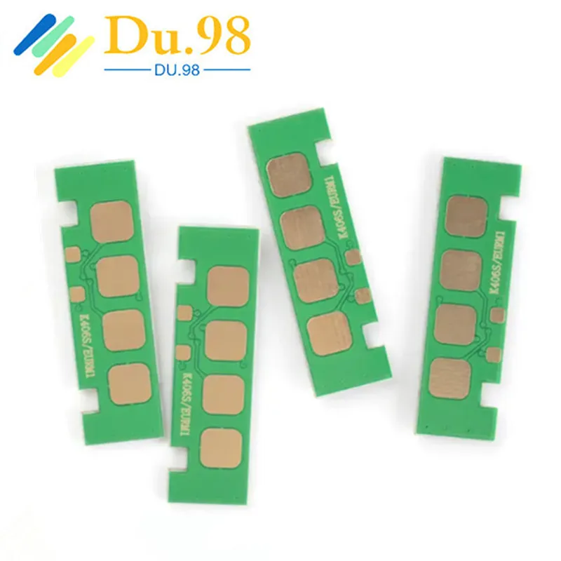 4PC CLT-K406S CLT-406S 406 406s puce de poudre de Toner pour Samsung CLP 360 365 C410W C460W C460FW CLX 3300 3305 CLX-3305fw puce de réinitialisation