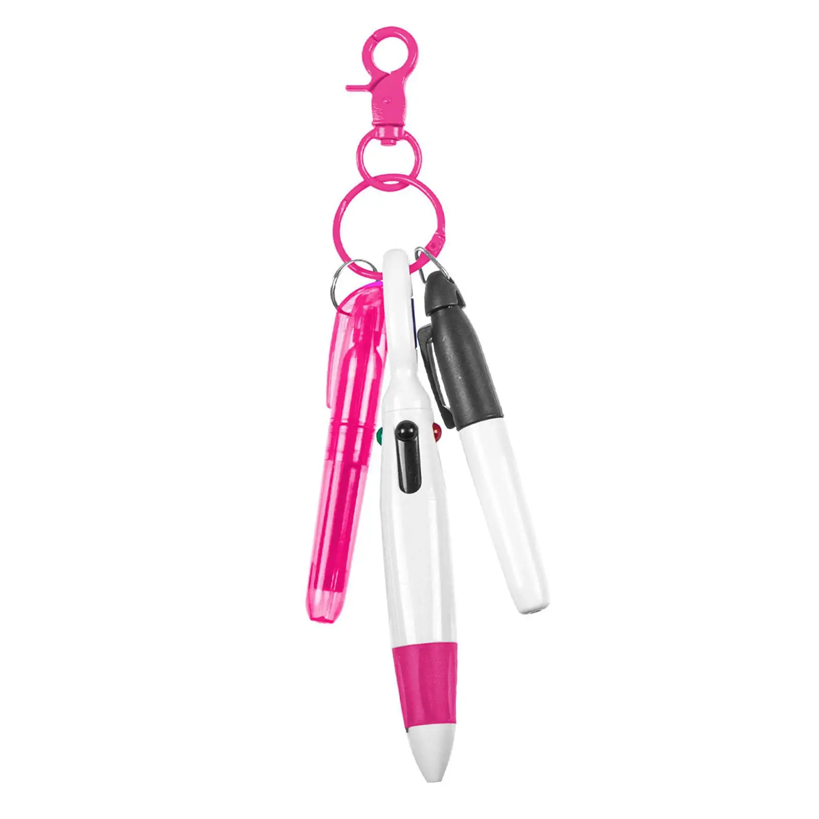 2xPen con moschettone Clip penna navetta retrattile multiuso portatile infermiera regalo giorno compatto bomboniera penna infermiera,