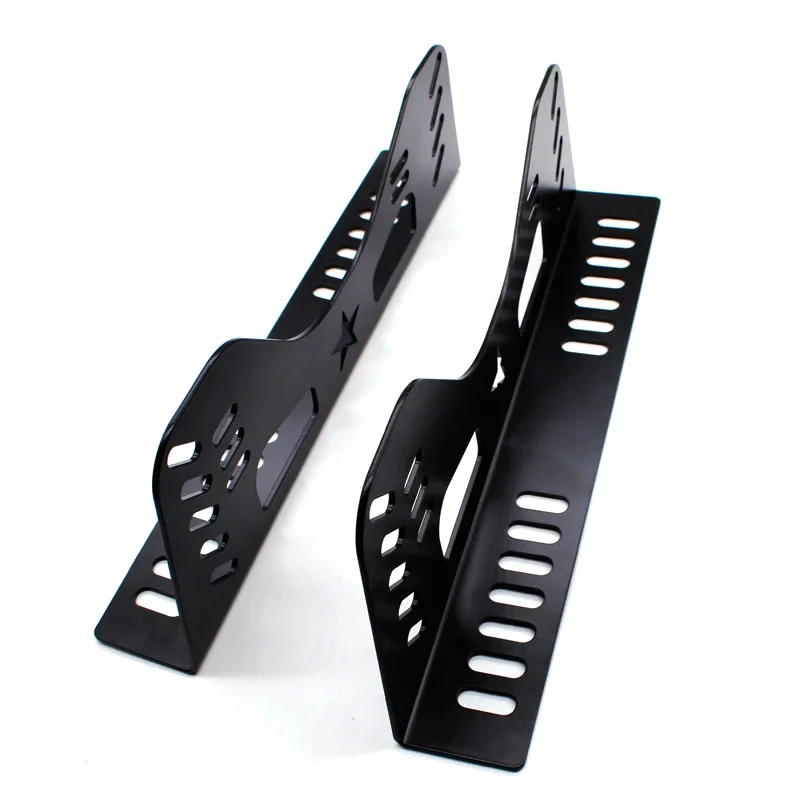 2pcs Vehicle black Bucket Seat Side Mounts Brackets Modification Universal Car Styling Seat Mounts Brackets New Arrivals