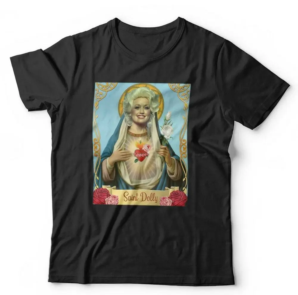 Saint Dolly Tshirt Unisex & Kids Funny Parody Country Western Music Virgin Mary