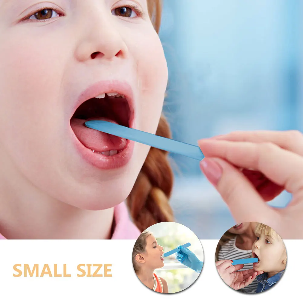 

50 Pcs Stirring Rod Tongue Pressing Plate Sticks Disposable Oral Swab Pp Bulk