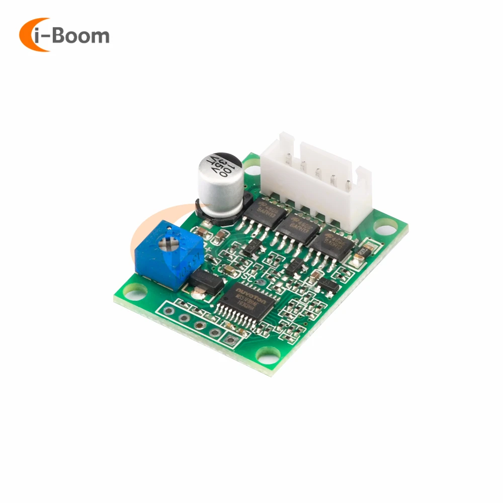 DC 6-20V 60W 12V Brushless Motor Speed Controller Without Hall BLDC Driver Board Module With Cable Support PLC 0-5V