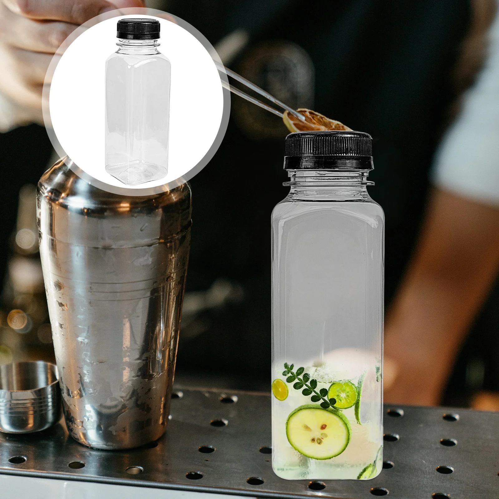 

Juices Bottle Clear Milk Bottles Beverage Storage Bottle Coffee Bottles Fresh Juice Bottle Drink Bottle Cold Empty Bottle