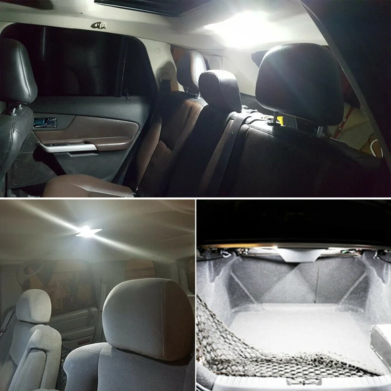 6000K White LED Interior Light Bulb Package For Toyota 4Runner 18Pcs Inside Light Dome Trunk Map License Plate Lamp Bulb