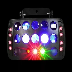 DJ Led Light Remote Laser RGB Led Butterfly Stage Lighting Disco Led Flash Strobe for KTV night club disco holiday