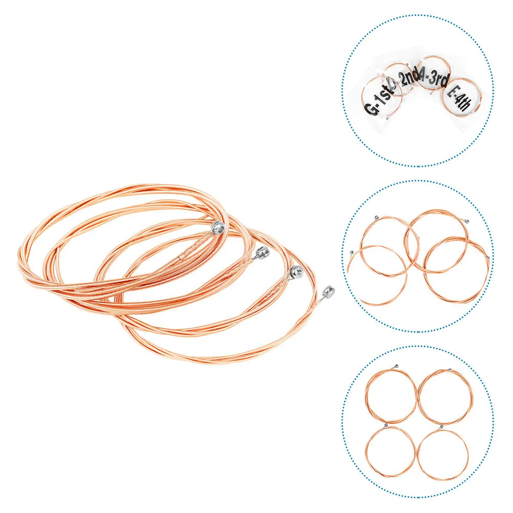 4 قطعة سلاسل باس الخشب باس سبيكة سلسلة سداسية المغلفة لإصلاح استبدال مجموعة عالمية أجزاء أداة التبعي