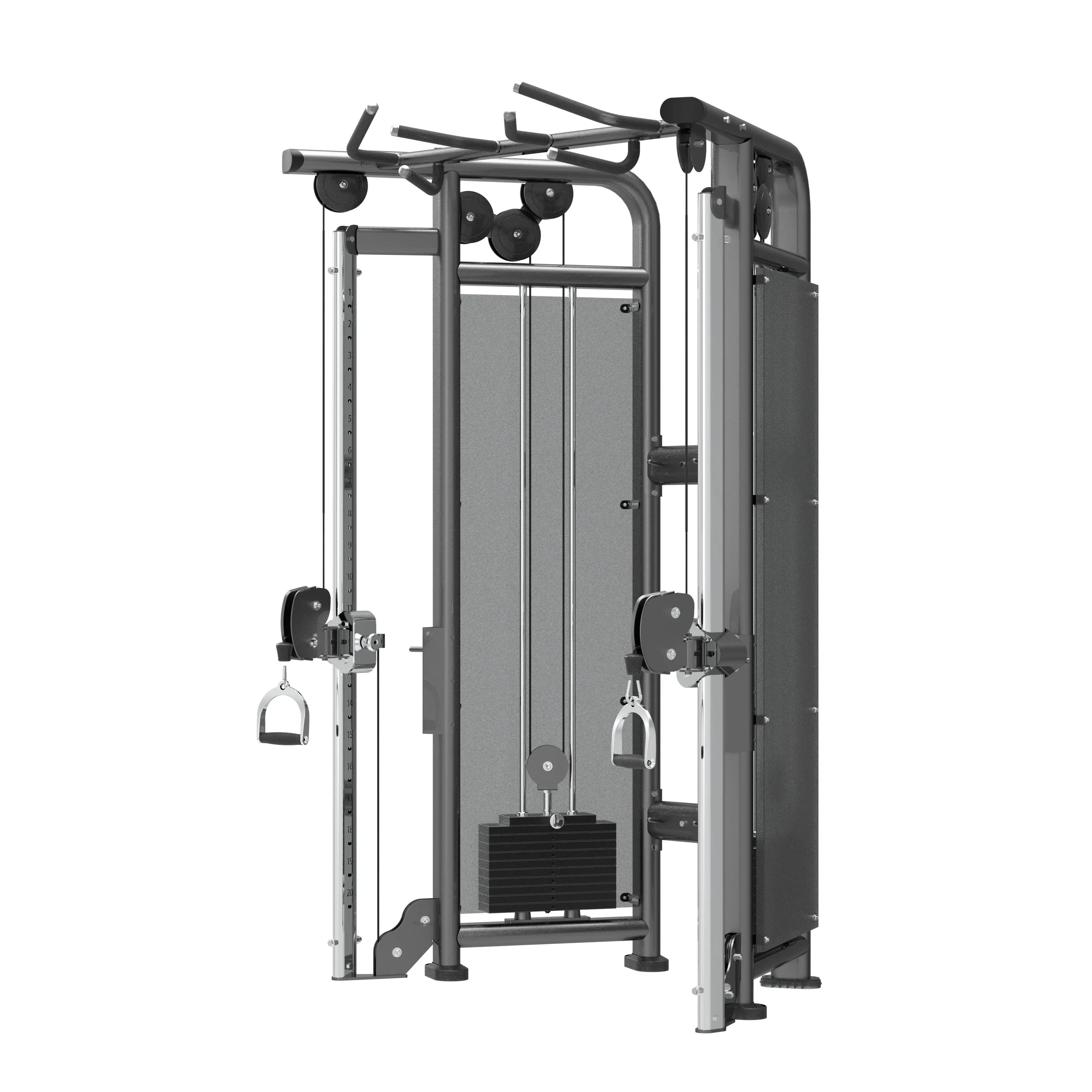 Wholesale Functional Trainer Multi-Function Gym Fitness Equipment Adjustable Double Pulley for Chest & Back Exercise Made Steel