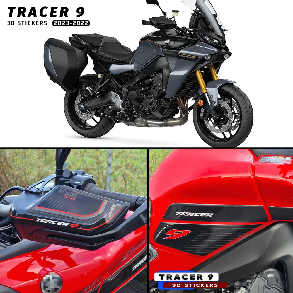 

For Yamaha Tracer 9 2022 2023 - Motorcycle Accessories 3D Epoxy Resin Sticker Decal