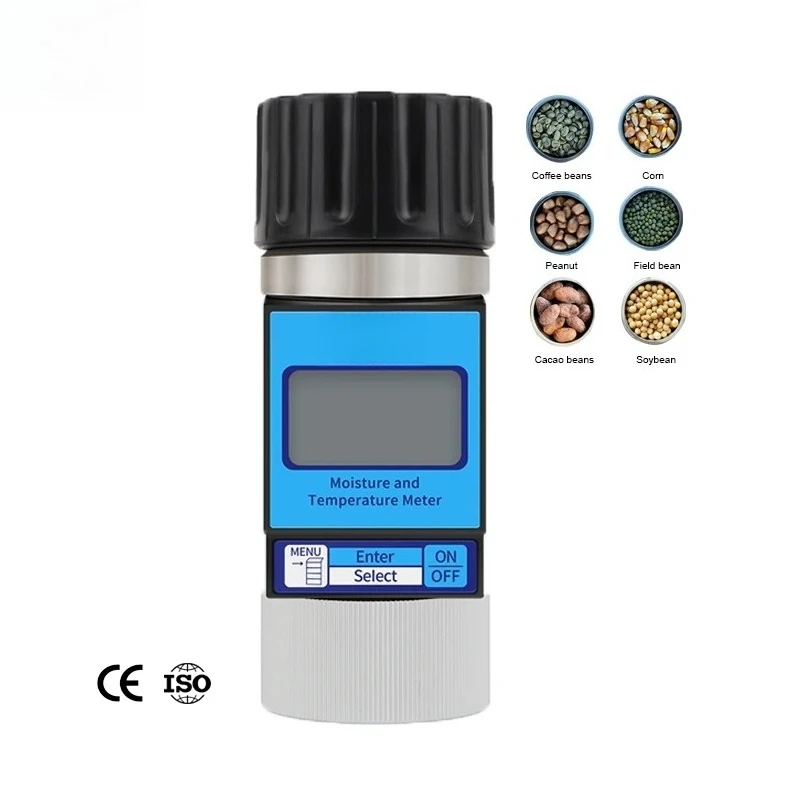 40 Kinds Grain Moisture Meter Coffee Bean Cocoa Moisture    Muti-Function Moisture Tester For Rice Wheat Corn