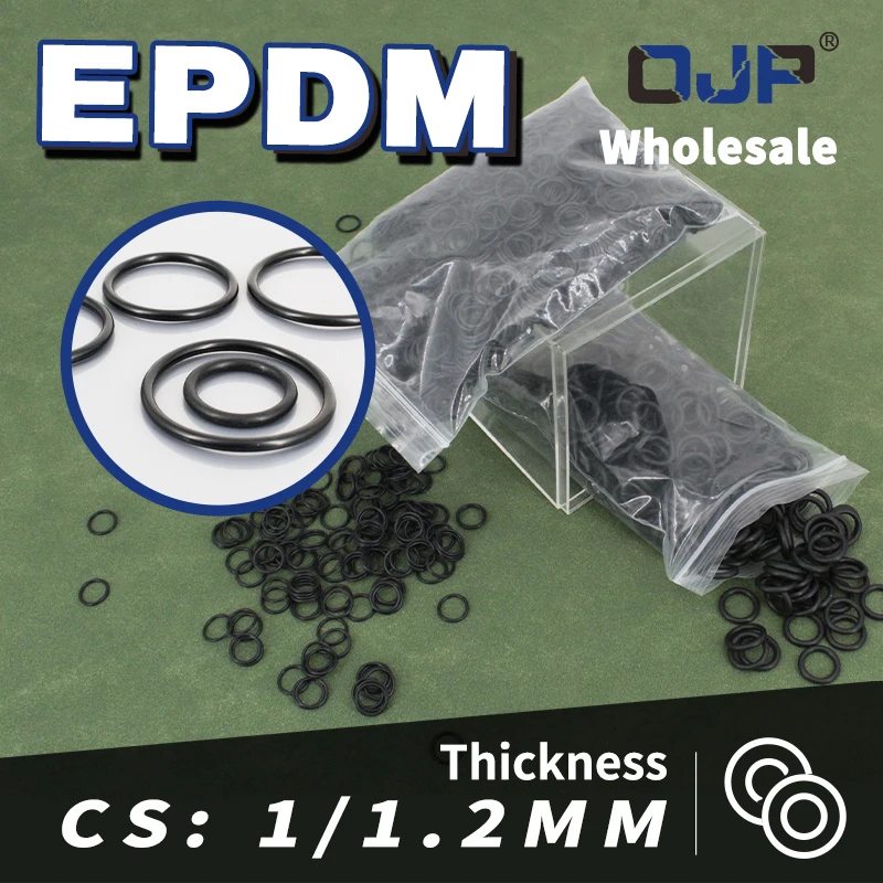 

Резина EPDM, уплотнительное кольцо 1/1,2 мм, водонепроницаемое, износостойкое, для промышленных деталей, аксессуары, оптовая продажа, бесплатная доставка