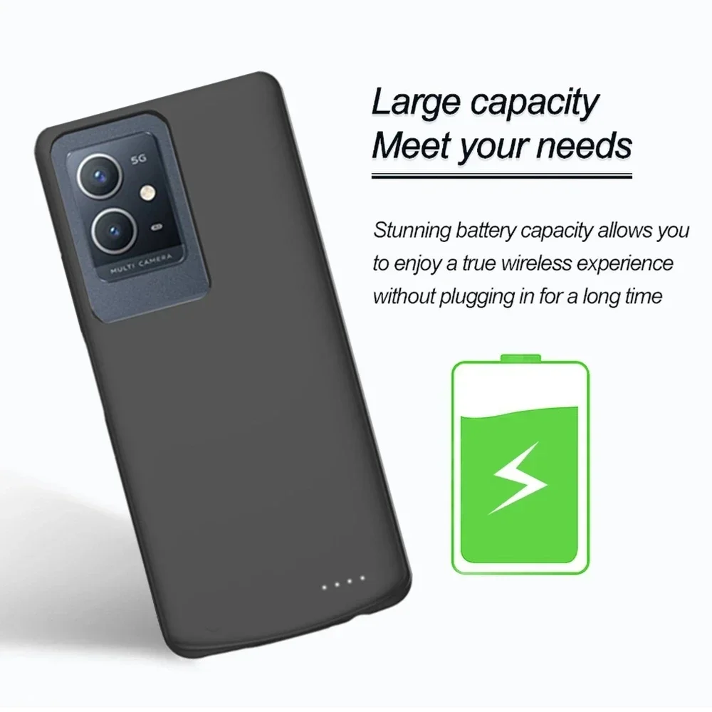 Étui de chargeur d'alimentation pour OPPO Realme GT2, housse de sac de téléphone, étui de batterie externe, 6800mAh, NEO 2, NEO 3