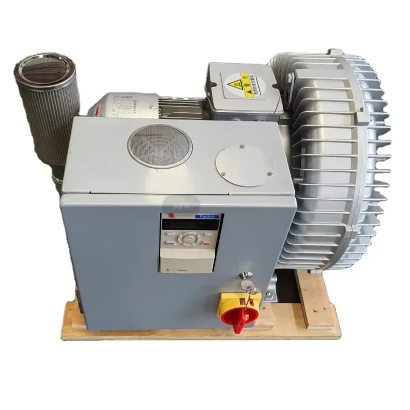 Three Phase 220V/380V/415V 7.5kw Air Ring Vacuum Pump Blower Pump Side Channel Blowers Frequency Converter
