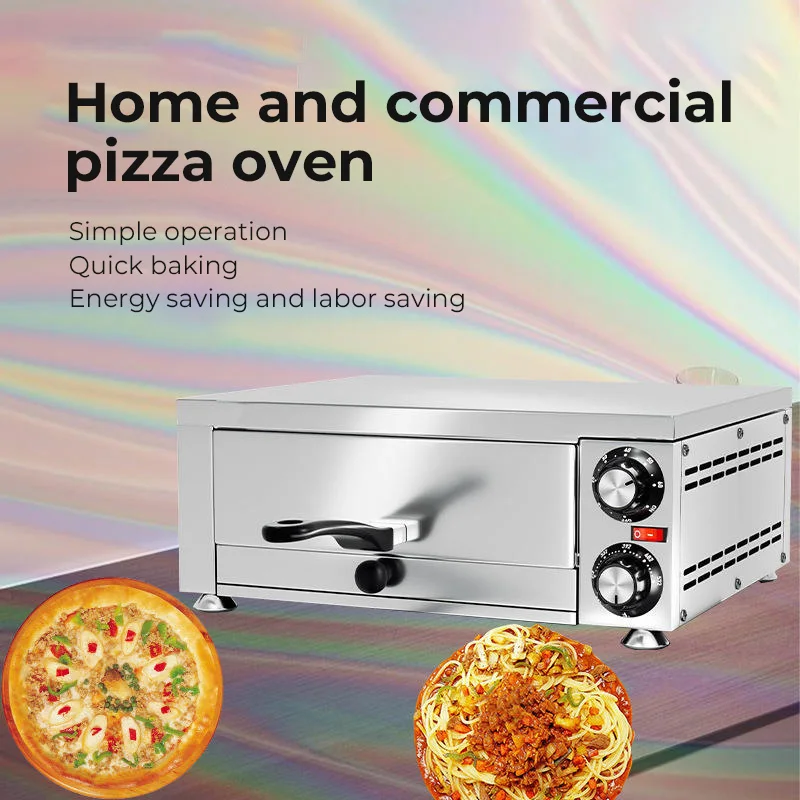 Commercial Double Pizza Oven Electric Oven Large Capacity Private Bakery Cake Bread Single Layer Pizza Oven
