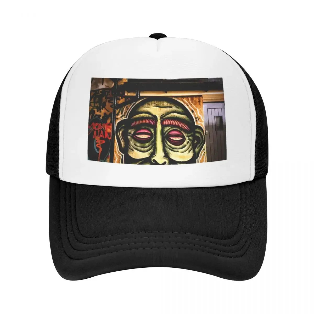 Spooky Graffiti in Brighton Baseball Cap fashionable birthday Hat Baseball Cap Thermal Visor Women's Men's