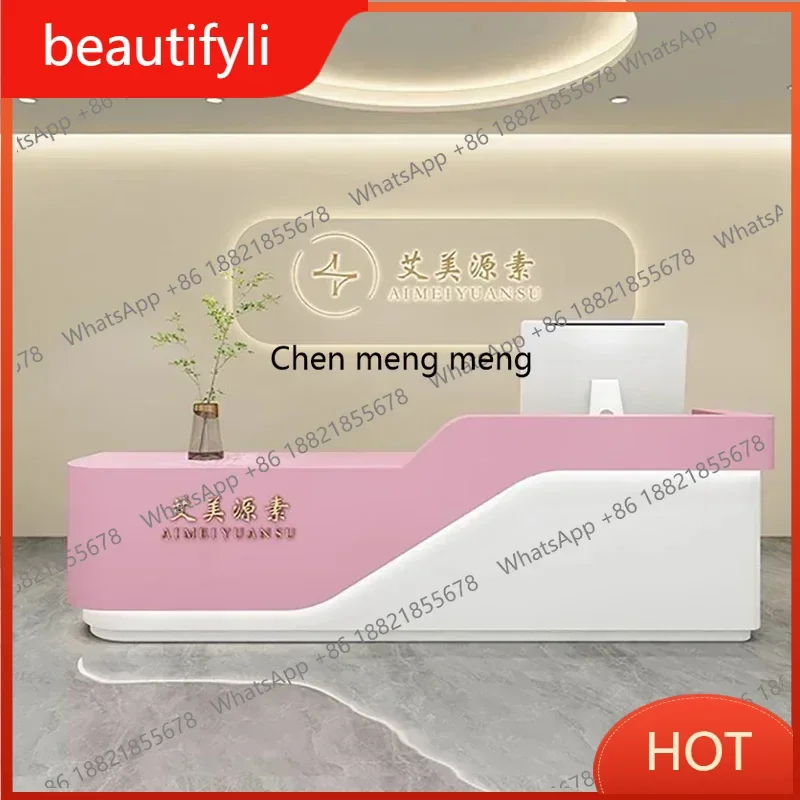 

Профессиональная стойка ресепшн zj6660 для офиса, салона красоты, парикмахерской, магазина, зоны обслуживания клиентов