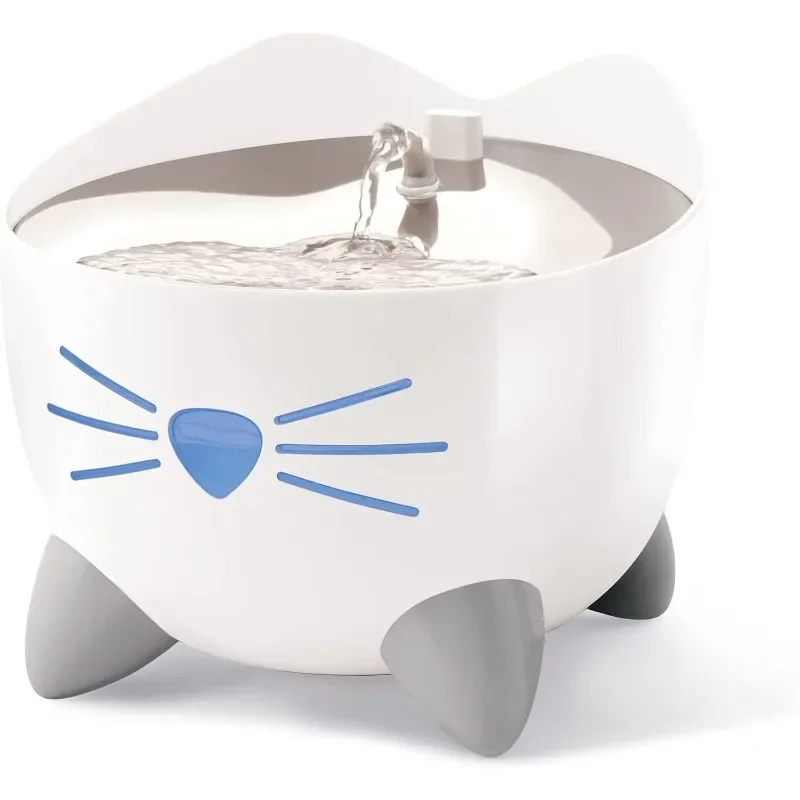 Catit PIXI Smart Water Fountain – Automatic Cat Drinking Fountain with UV-C Clarifier Light and App Support,White