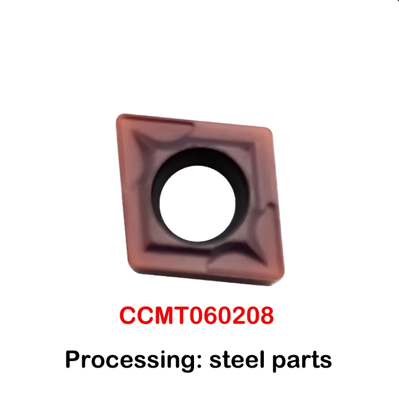 10PCS CNC 80 ° Insert Diamond Inner Hole Cutter Grain Carbide Inserts CCMT 060204 CCMT 09T304 Boring Turning Tool