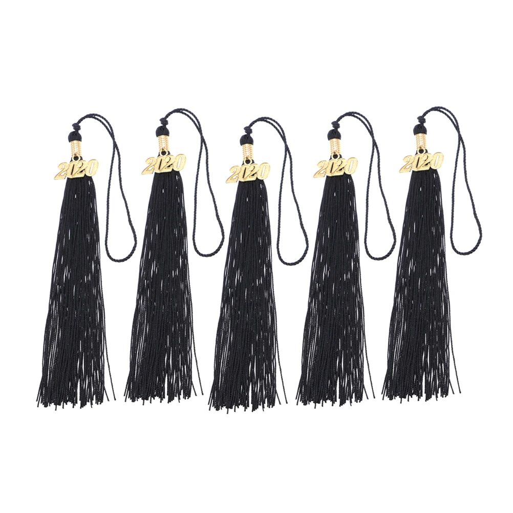 

5pcs Graduation Durable Graduation Tassels Material Graduate Ceremony Tassel Keepsake Decoration Elastic Band Handmade Crafts
