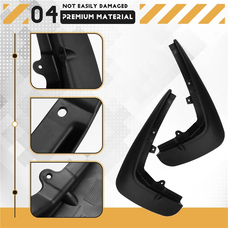 ABTD-Mud Guard الطين اللوحات سبلاش رفرف الحاجز اكسسوارات لاند روفر رينج روفر سبورت 2006 - 2013 #4