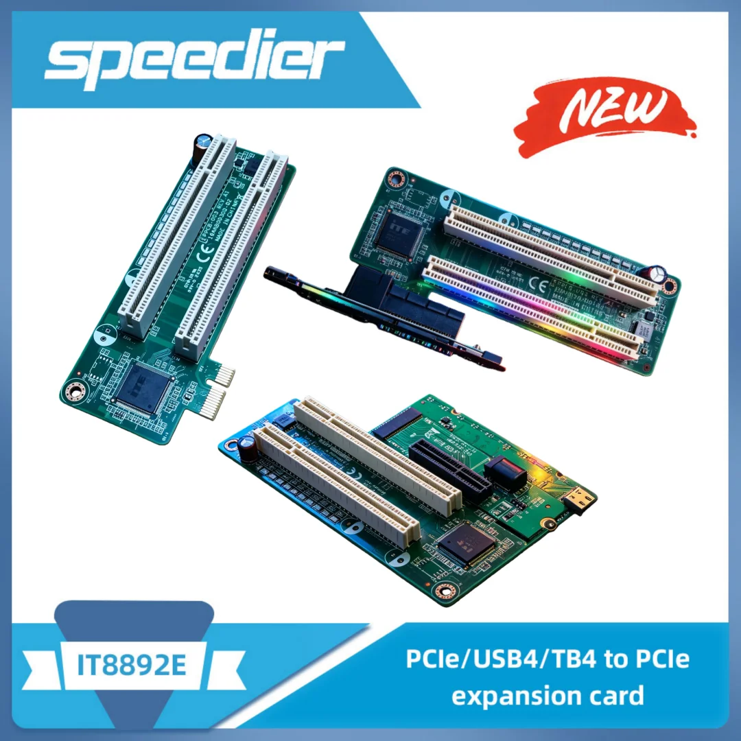 Thunderbolt 4 / USB4 / PCIe To PCI Expansion Card Notebook External Motion Control Parallel Port Capture Card