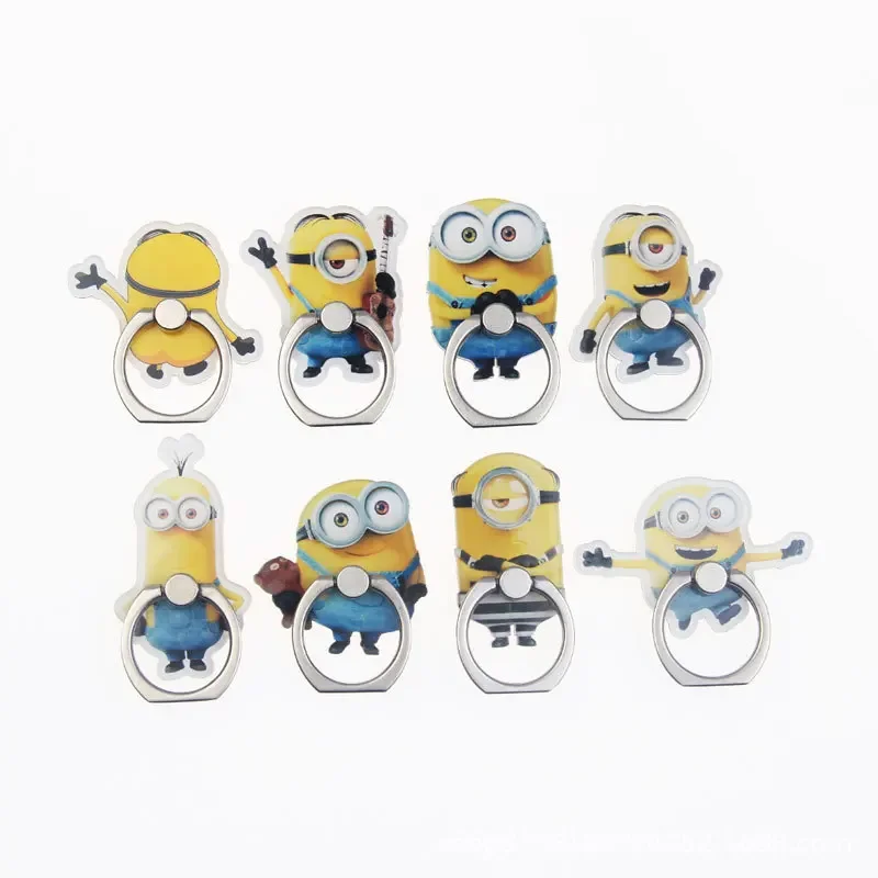 Hot Despicable Me Mobile Phone Air Cushion Bracket Back  MINION MADE Stick Telescopic Bracket Desktop Ornaments Christmas Gifts