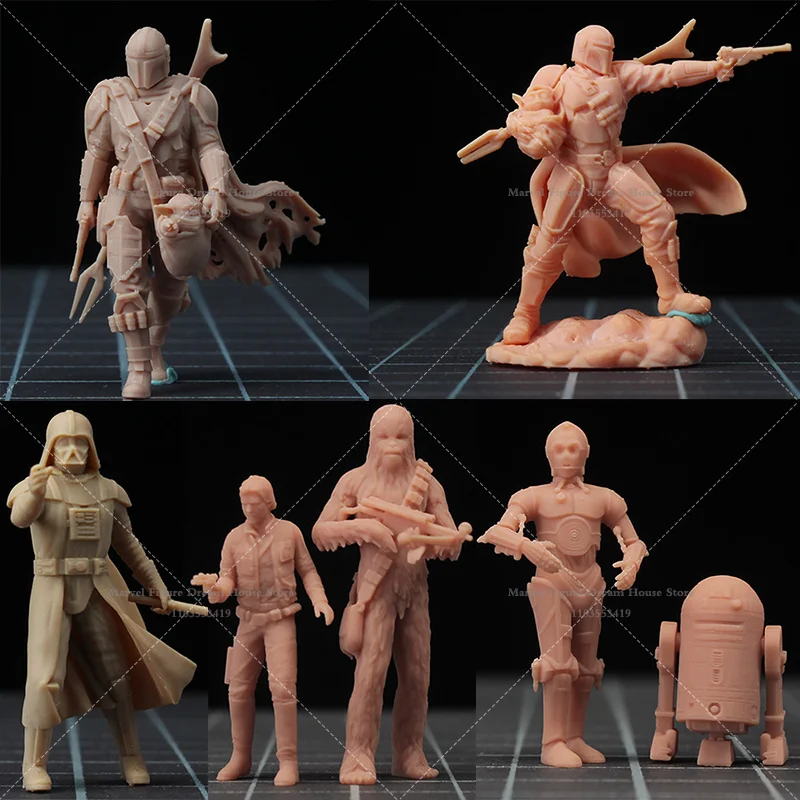 Baby Yoda Products - 1/64 1/43 Scale Miniature Scene Dolls