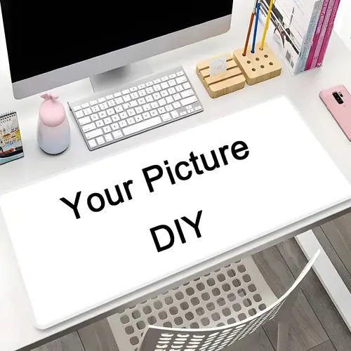 Tapete de mesa grande de 35x60cm, nuevo alfombrilla de ratón de juego con imagen personalizada DIY XL, antideslizante, personalizado, de alta definición, para el hogar y la Oficina